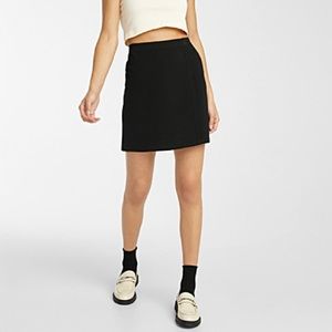 Twik xs black wrap mini skirt